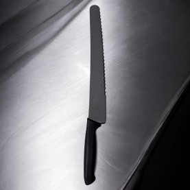 Couteau à génoise courbée 26 cm / Serrated edge pastry knife curved blade