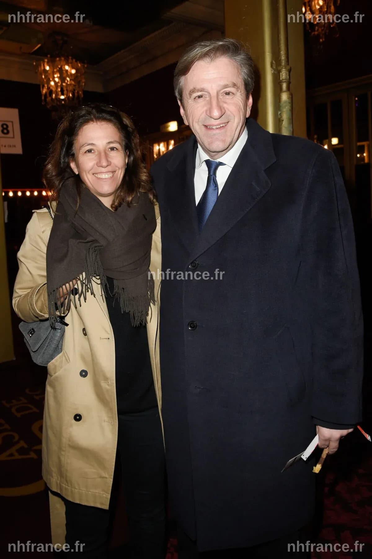 Eric Revel avec son épouse.