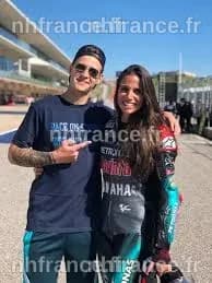 Fabio Quartararo et Jasmine Yvonne