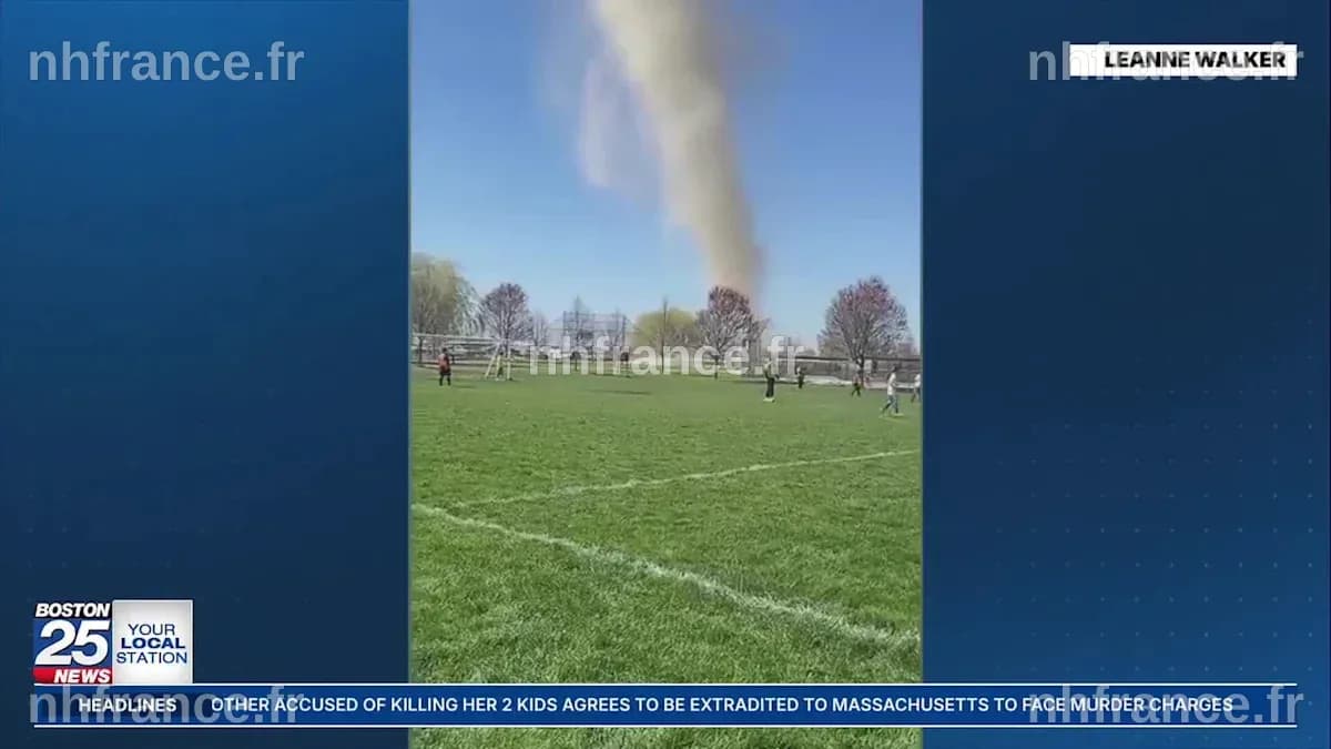 Dust devil captured on video in Warwick, RI