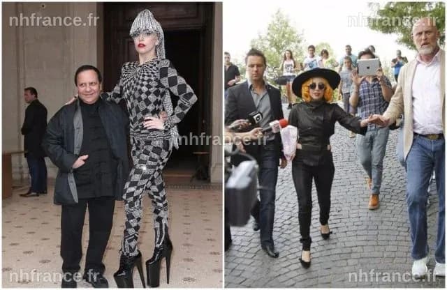 Lady Gaga en robe de soirée