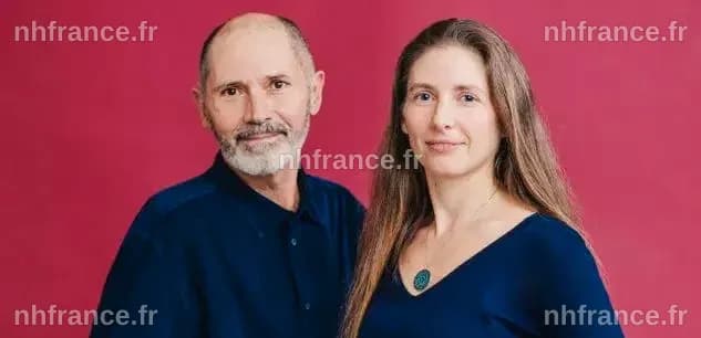Christophe André avec son épouse Marie-Claude