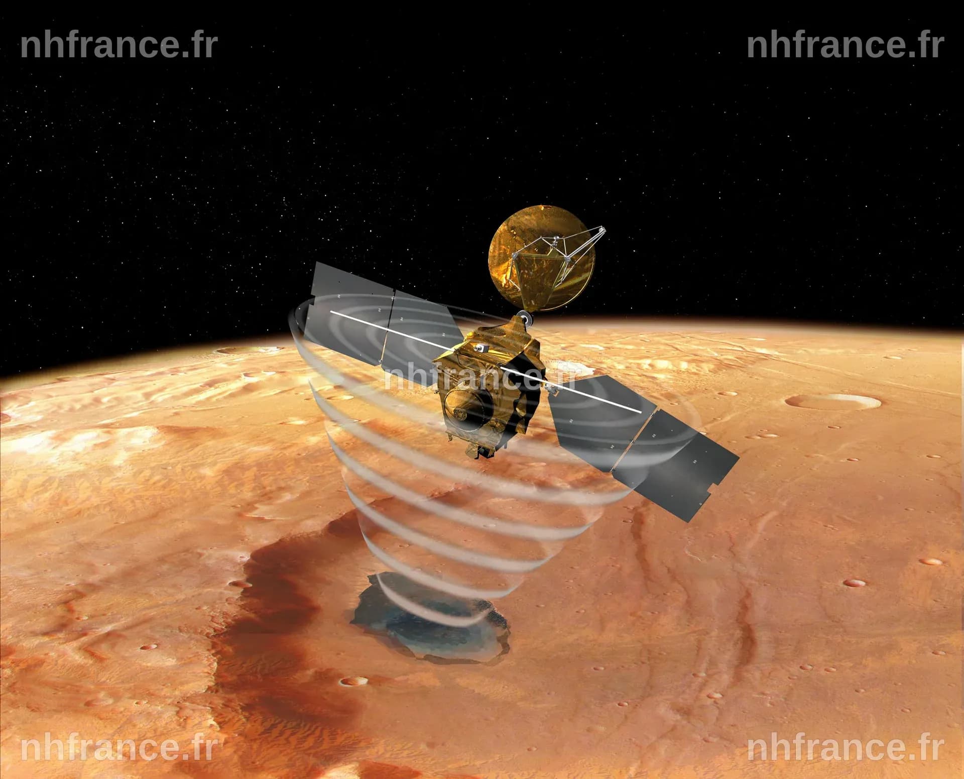 Un drone radar pour aider les engins spatiaux à localiser les sources d'eau sur Mars, selon des chercheurs