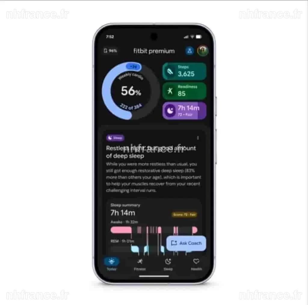 Google Health remplace Fitbit avec un coach IA personnalisé à votre service