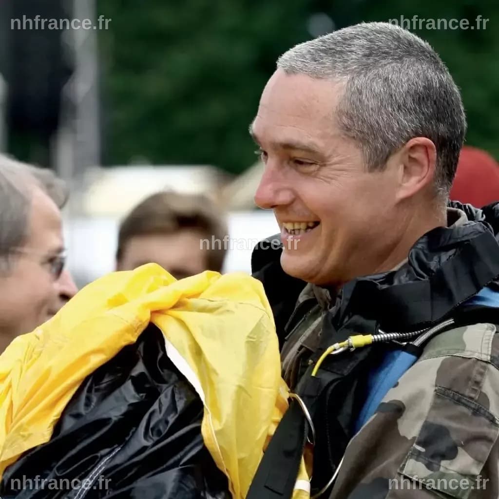 Michel Yakovleff en uniforme militaire